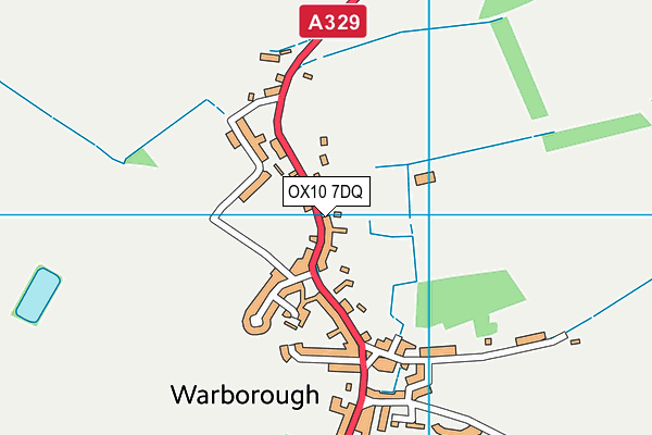 OX10 7DQ map - OS VectorMap District (Ordnance Survey) OX10 7DQ map - OS VectorMap District (Ordnance Survey)