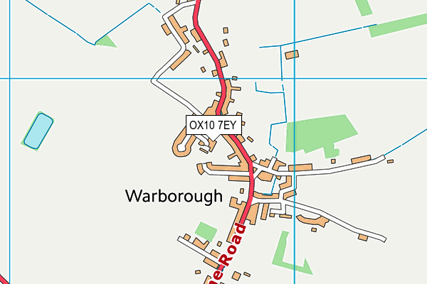 OX10 7EY map - OS VectorMap District (Ordnance Survey) OX10 7EY map - OS VectorMap District (Ordnance Survey)