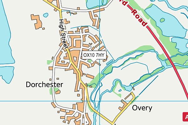 OX10 7HY map - OS VectorMap District (Ordnance Survey) OX10 7HY map - OS VectorMap District (Ordnance Survey)