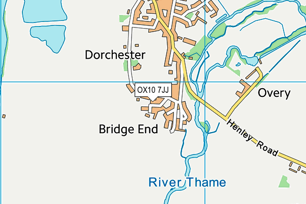 OX10 7JJ map - OS VectorMap District (Ordnance Survey) OX10 7JJ map - OS VectorMap District (Ordnance Survey)