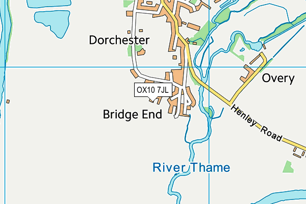 OX10 7JL map - OS VectorMap District (Ordnance Survey) OX10 7JL map - OS VectorMap District (Ordnance Survey)