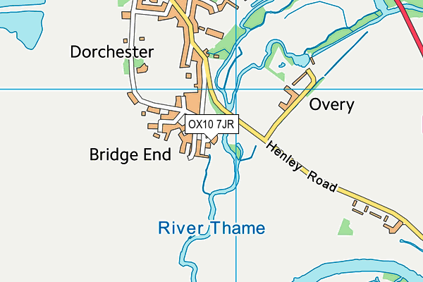 OX10 7JR map - OS VectorMap District (Ordnance Survey) OX10 7JR map - OS VectorMap District (Ordnance Survey)