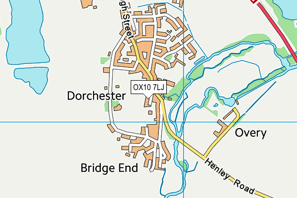 OX10 7LJ map - OS VectorMap District (Ordnance Survey) OX10 7LJ map - OS VectorMap District (Ordnance Survey)