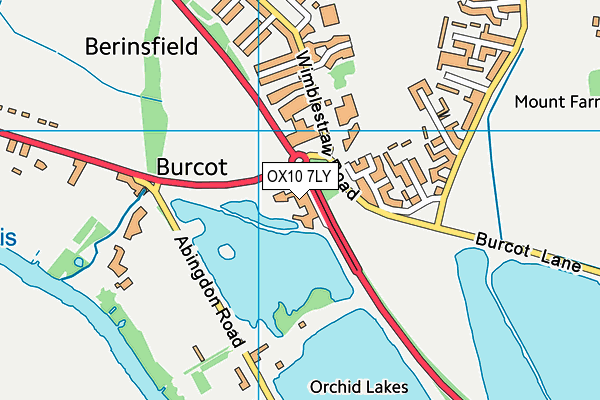 OX10 7LY map - OS VectorMap District (Ordnance Survey) OX10 7LY map - OS VectorMap District (Ordnance Survey)