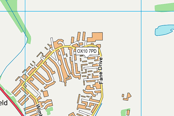OX10 7PD map - OS VectorMap District (Ordnance Survey) OX10 7PD map - OS VectorMap District (Ordnance Survey)