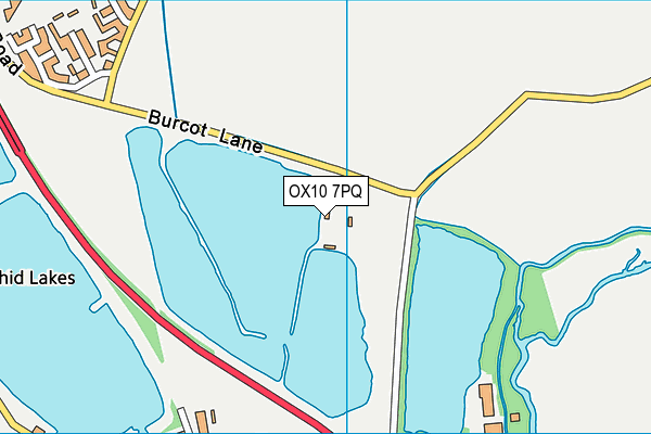 OX10 7PQ map - OS VectorMap District (Ordnance Survey) OX10 7PQ map - OS VectorMap District (Ordnance Survey)