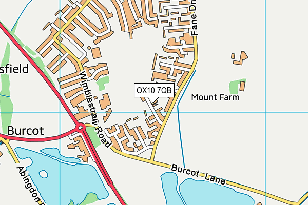 OX10 7QB map - OS VectorMap District (Ordnance Survey) OX10 7QB map - OS VectorMap District (Ordnance Survey)