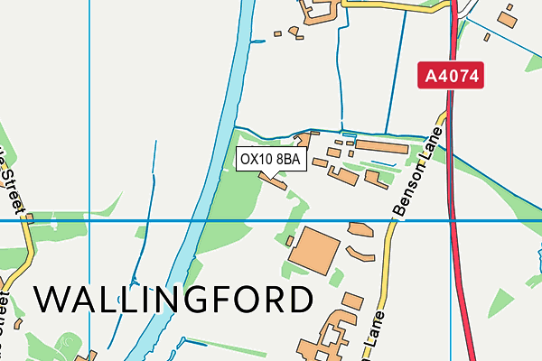 OX10 8BA map - OS VectorMap District (Ordnance Survey) OX10 8BA map - OS VectorMap District (Ordnance Survey)