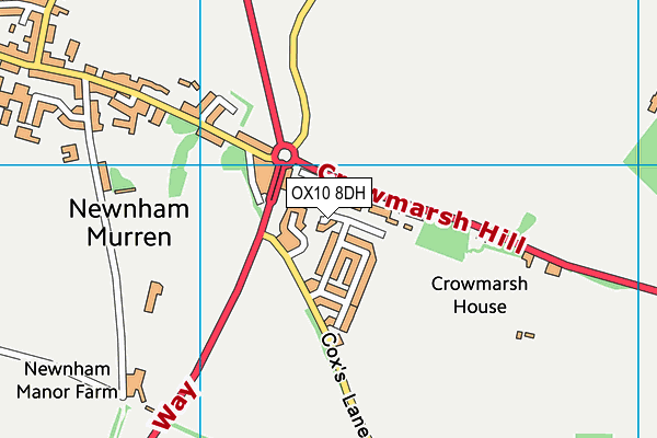 OX10 8DH map - OS VectorMap District (Ordnance Survey) OX10 8DH map - OS VectorMap District (Ordnance Survey)