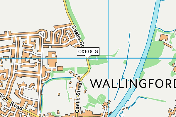 OX10 8LG map - OS VectorMap District (Ordnance Survey) OX10 8LG map - OS VectorMap District (Ordnance Survey)