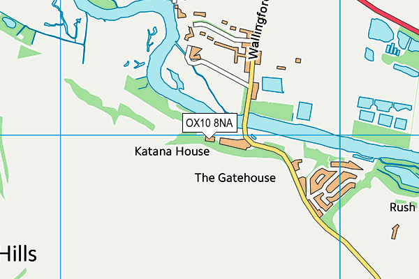 OX10 8NA map - OS VectorMap District (Ordnance Survey) OX10 8NA map - OS VectorMap District (Ordnance Survey)