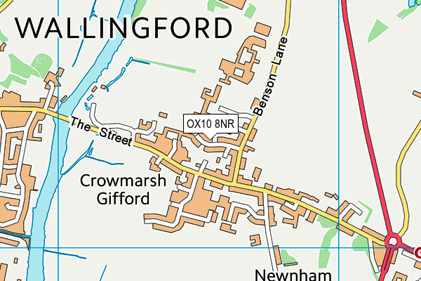 OX10 8NR map - OS VectorMap District (Ordnance Survey) OX10 8NR map - OS VectorMap District (Ordnance Survey)