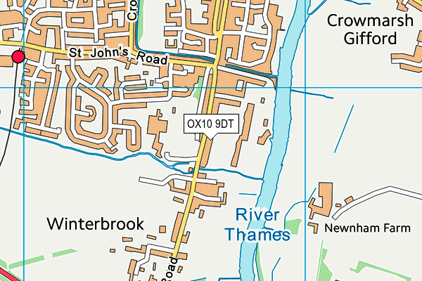 OX10 9DT map - OS VectorMap District (Ordnance Survey) OX10 9DT map - OS VectorMap District (Ordnance Survey)