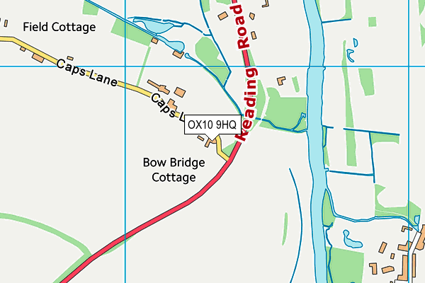 OX10 9HQ map - OS VectorMap District (Ordnance Survey) OX10 9HQ map - OS VectorMap District (Ordnance Survey)