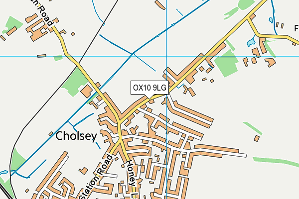 OX10 9LG map - OS VectorMap District (Ordnance Survey) OX10 9LG map - OS VectorMap District (Ordnance Survey)