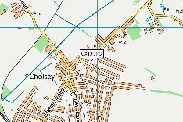 OX10 9PG map - OS VectorMap District (Ordnance Survey) OX10 9PG map - OS VectorMap District (Ordnance Survey)