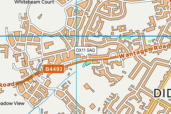 OX11 0AQ map - OS VectorMap District (Ordnance Survey) OX11 0AQ map - OS VectorMap District (Ordnance Survey)