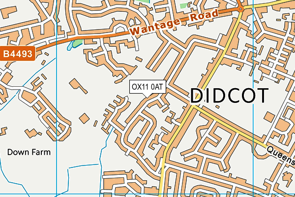 OX11 0AT map - OS VectorMap District (Ordnance Survey) OX11 0AT map - OS VectorMap District (Ordnance Survey)