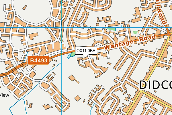 OX11 0BH map - OS VectorMap District (Ordnance Survey) OX11 0BH map - OS VectorMap District (Ordnance Survey)