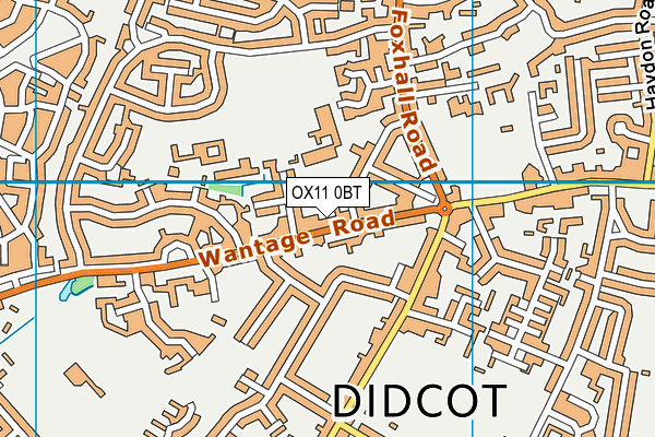 OX11 0BT map - OS VectorMap District (Ordnance Survey) OX11 0BT map - OS VectorMap District (Ordnance Survey)