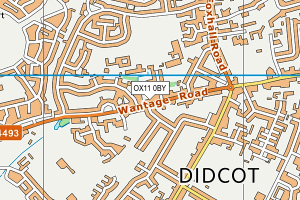 OX11 0BY map - OS VectorMap District (Ordnance Survey) OX11 0BY map - OS VectorMap District (Ordnance Survey)
