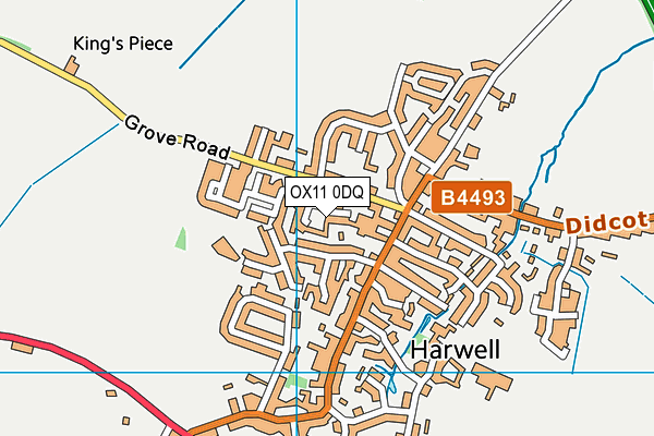 OX11 0DQ map - OS VectorMap District (Ordnance Survey)