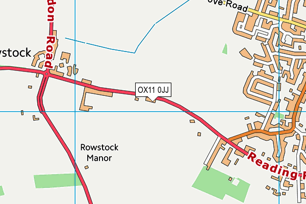 OX11 0JJ map - OS VectorMap District (Ordnance Survey)