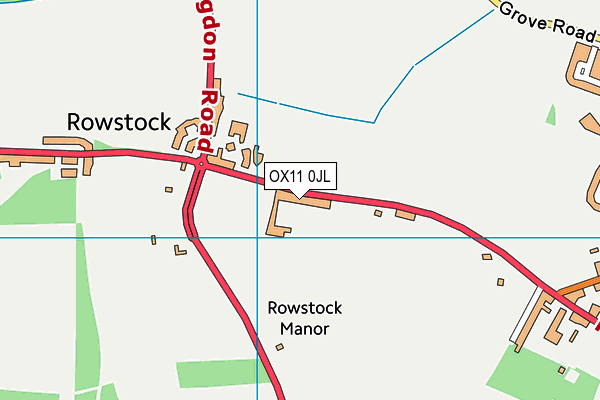 OX11 0JL map - OS VectorMap District (Ordnance Survey) OX11 0JL map - OS VectorMap District (Ordnance Survey)