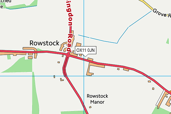 OX11 0JN map - OS VectorMap District (Ordnance Survey) OX11 0JN map - OS VectorMap District (Ordnance Survey)