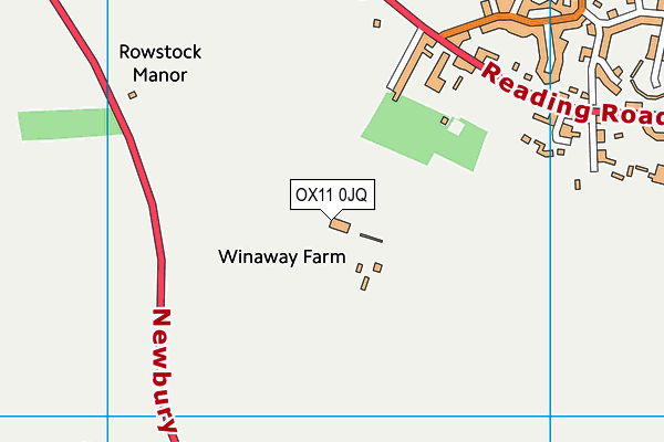 OX11 0JQ map - OS VectorMap District (Ordnance Survey) OX11 0JQ map - OS VectorMap District (Ordnance Survey)