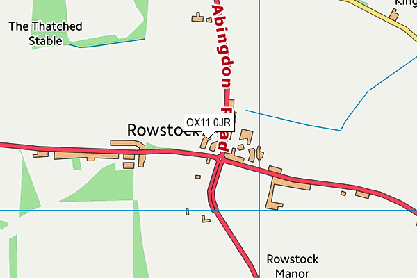 OX11 0JR map - OS VectorMap District (Ordnance Survey) OX11 0JR map - OS VectorMap District (Ordnance Survey)
