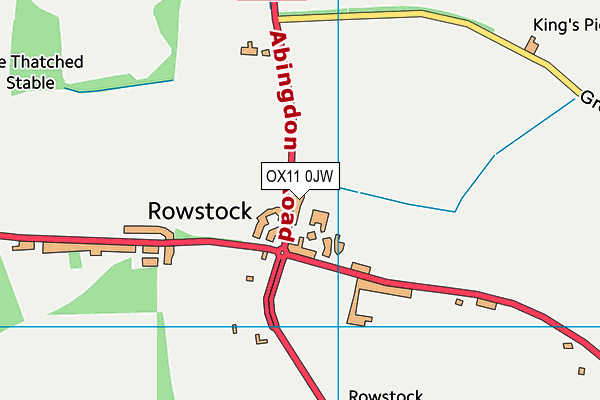 OX11 0JW map - OS VectorMap District (Ordnance Survey) OX11 0JW map - OS VectorMap District (Ordnance Survey)