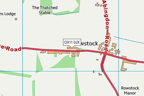 OX11 0JX map - OS VectorMap District (Ordnance Survey) OX11 0JX map - OS VectorMap District (Ordnance Survey)