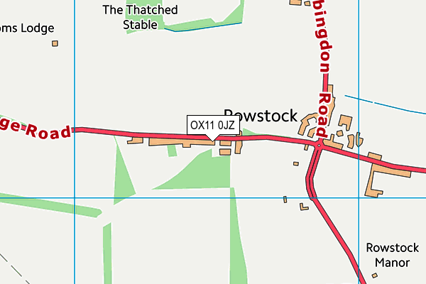 OX11 0JZ map - OS VectorMap District (Ordnance Survey) OX11 0JZ map - OS VectorMap District (Ordnance Survey)