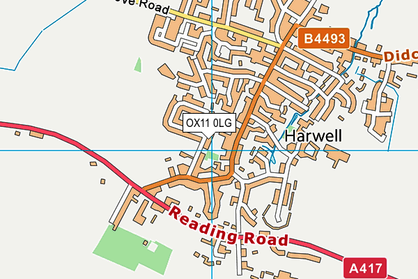 OX11 0LG map - OS VectorMap District (Ordnance Survey) OX11 0LG map - OS VectorMap District (Ordnance Survey)