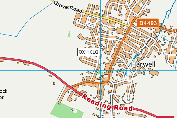 OX11 0LQ map - OS VectorMap District (Ordnance Survey) OX11 0LQ map - OS VectorMap District (Ordnance Survey)