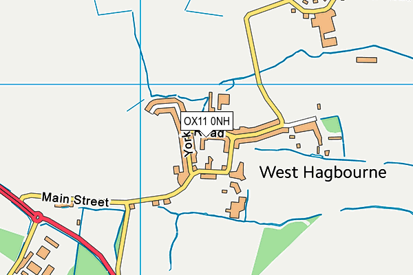OX11 0NH map - OS VectorMap District (Ordnance Survey) OX11 0NH map - OS VectorMap District (Ordnance Survey)