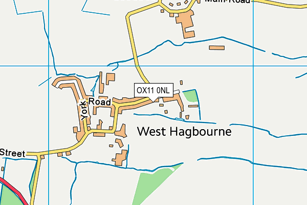 OX11 0NL map - OS VectorMap District (Ordnance Survey)