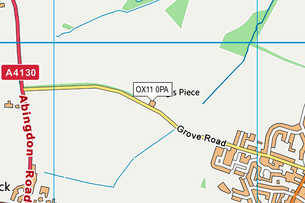 OX11 0PA map - OS VectorMap District (Ordnance Survey) OX11 0PA map - OS VectorMap District (Ordnance Survey)
