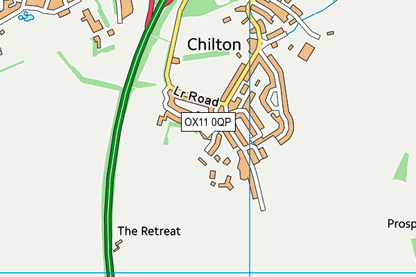 OX11 0QP map - OS VectorMap District (Ordnance Survey) OX11 0QP map - OS VectorMap District (Ordnance Survey)