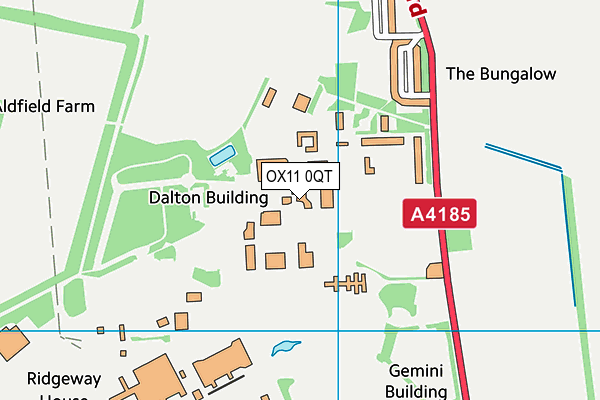 OX11 0QT map - OS VectorMap District (Ordnance Survey) OX11 0QT map - OS VectorMap District (Ordnance Survey)