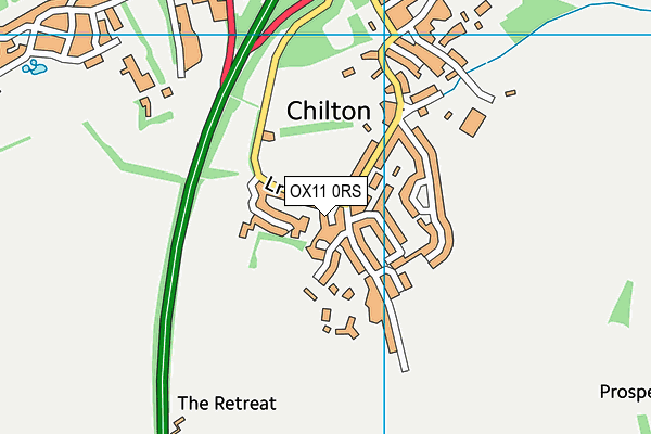 OX11 0RS map - OS VectorMap District (Ordnance Survey) OX11 0RS map - OS VectorMap District (Ordnance Survey)
