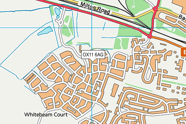 OX11 6AG map - OS VectorMap District (Ordnance Survey)