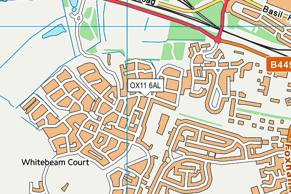 OX11 6AL map - OS VectorMap District (Ordnance Survey) OX11 6AL map - OS VectorMap District (Ordnance Survey)
