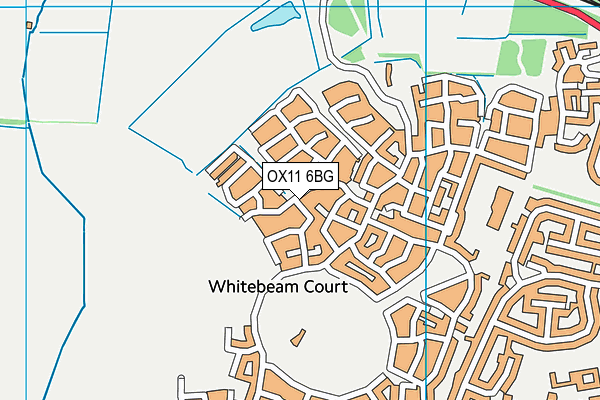 OX11 6BG map - OS VectorMap District (Ordnance Survey) OX11 6BG map - OS VectorMap District (Ordnance Survey)