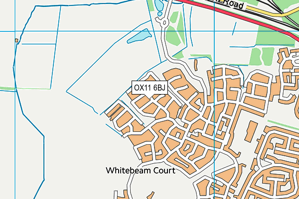 OX11 6BJ map - OS VectorMap District (Ordnance Survey) OX11 6BJ map - OS VectorMap District (Ordnance Survey)