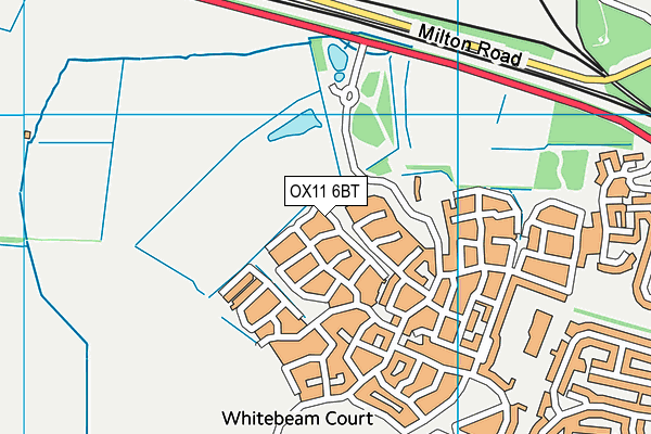 OX11 6BT map - OS VectorMap District (Ordnance Survey) OX11 6BT map - OS VectorMap District (Ordnance Survey)