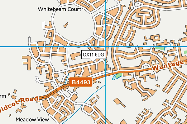 OX11 6DG map - OS VectorMap District (Ordnance Survey) OX11 6DG map - OS VectorMap District (Ordnance Survey)