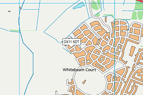 OX11 6DT map - OS VectorMap District (Ordnance Survey) OX11 6DT map - OS VectorMap District (Ordnance Survey)