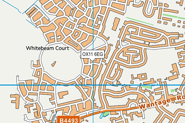 OX11 6EG map - OS VectorMap District (Ordnance Survey) OX11 6EG map - OS VectorMap District (Ordnance Survey)